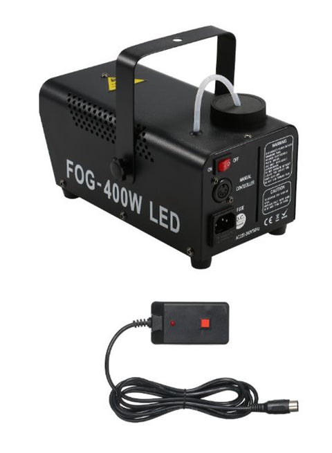 Wireless Control Smoke Machine Mini LED Uplights Black/Clear/Red