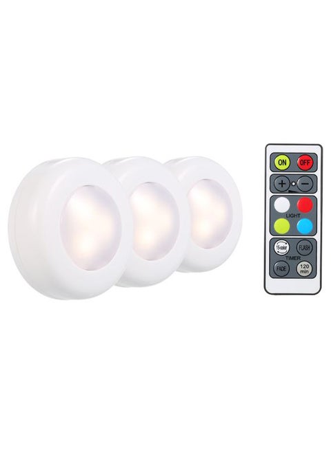 3-Piece Under Cabinet LED Lamp Set Multicolour