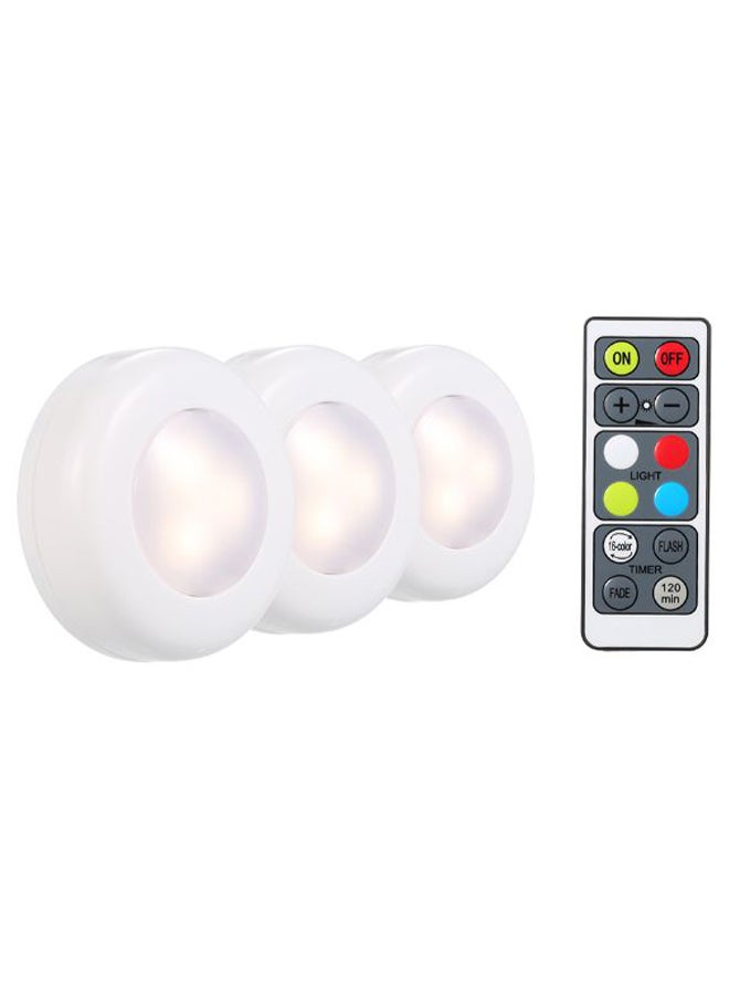 Generic 3-Piece Under Cabinet LED Lamp Set Multicolour 
