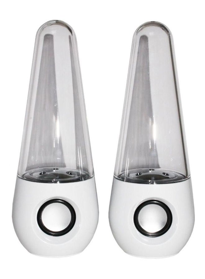Generic - Water Stereo Fountain Dancing Speaker White/Clear - Image 1