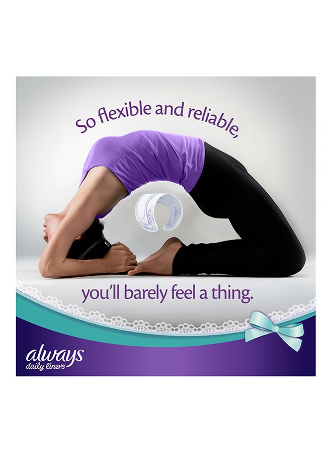 Always - Daily Liners Comfort Protect Pantyliners With Fresh Scent, Normal, 20 Count - Image 1