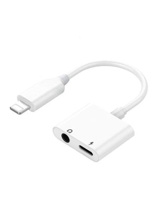 Lightning To Headphone Jack And Charging Adapter White - v1562914013/N27652710A_1