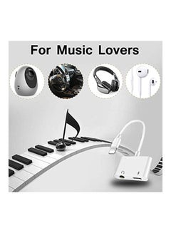 Generic Lightning To 3.5mm Adapter White  - Image 2