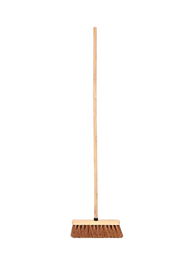 MoonLight Hard Bristles Coco Broom Beige/Brown 120cm - Image 1