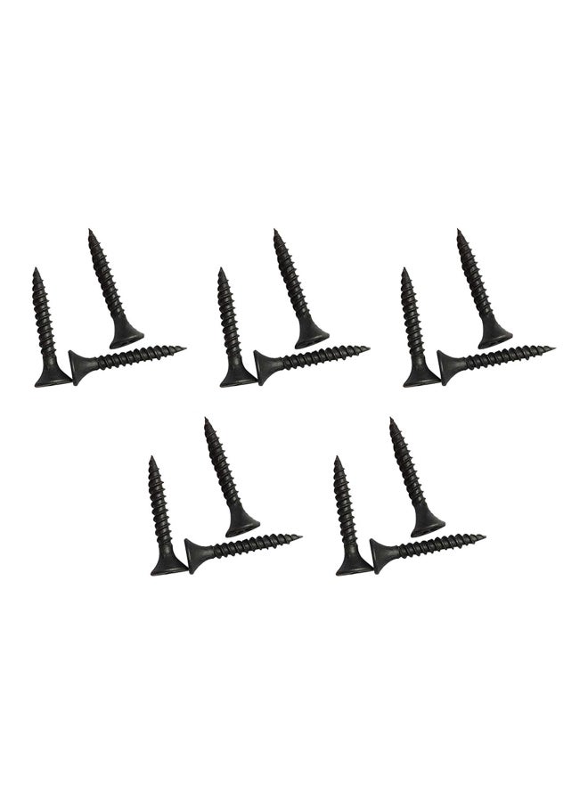 TITAN 20-Piece Gypsum Screw Set Black 0.23622x0.5inch