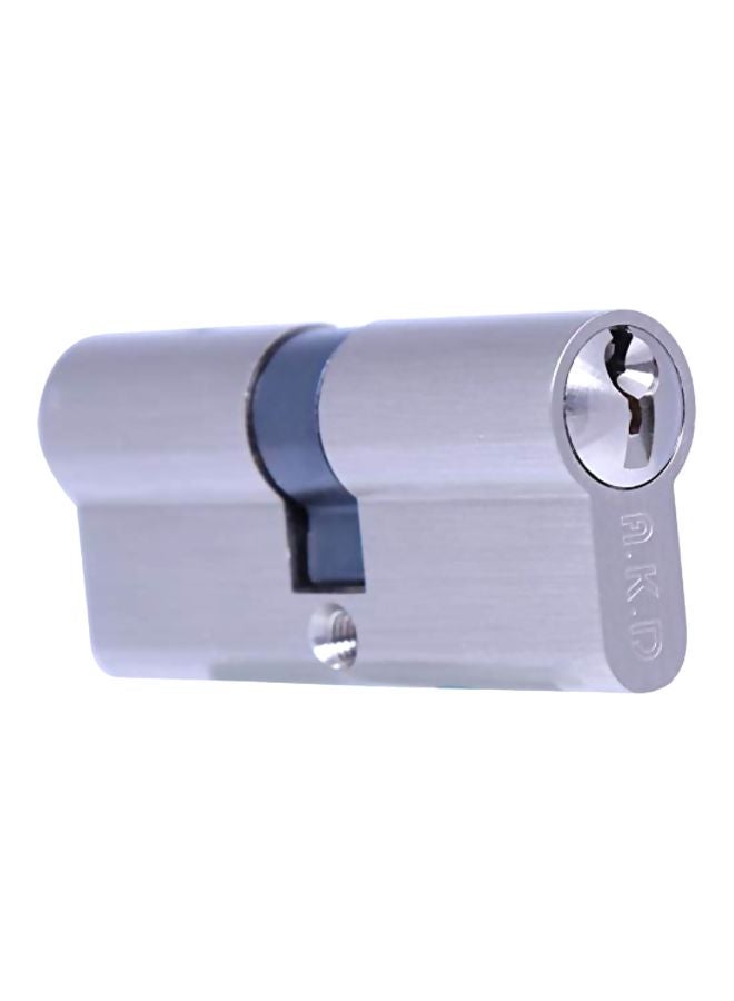 Cylinder Door Lock Silver 70mm 
