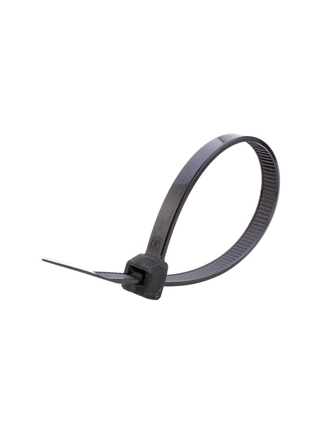 100-Piece Cable Tie Set Black  - Image 1