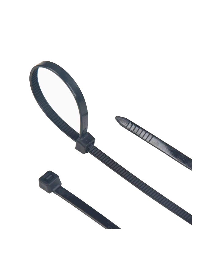 100-Piece Cable Tie Set Black  - Image 2