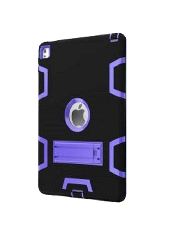Hard Case Cover With Kick-Stand For Apple iPad Mini 4 7.9-Inch Black/Purple  - Image 1