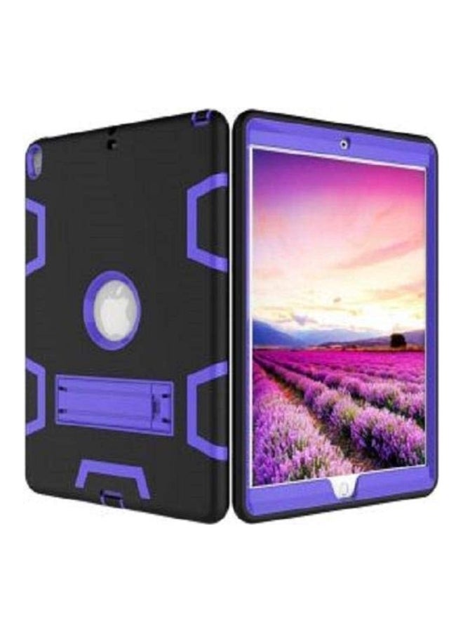 Hard Case Cover With Kick-Stand For Apple iPad Mini 4 7.9-Inch Black/Purple  - Image 3