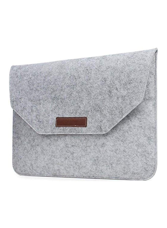 حافظة حماية لجهاز أبل ماك بوك رتينا مقاس 12 بوصة رمادي / بني - Image 3