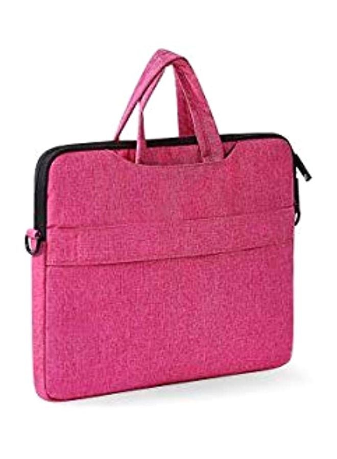 Okade Carry Shoulder Messenger Bag Pouch Storage For Macbook Air 11 To 11.6 - Inch Pink - Image 3