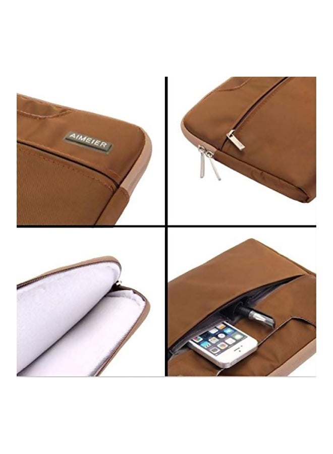 حافظة لابتوب واقية لجهاز أبل ماك بوك برو/آير بشاشة رتينا مقاس 15 بوصة بني - Image 5