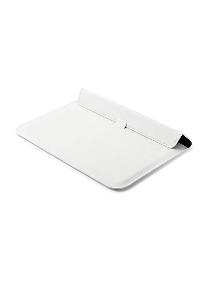 Generic - Protective Leather Sleeve Case Cover For Apple Macbook Air 13 Inch-13.3 Inch White - Image 1