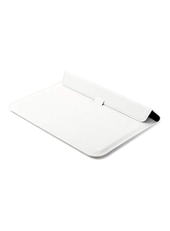 Protective leather Sleeve Cover For Apple Macbook Pro 13-13.3 Inch White - Image 3