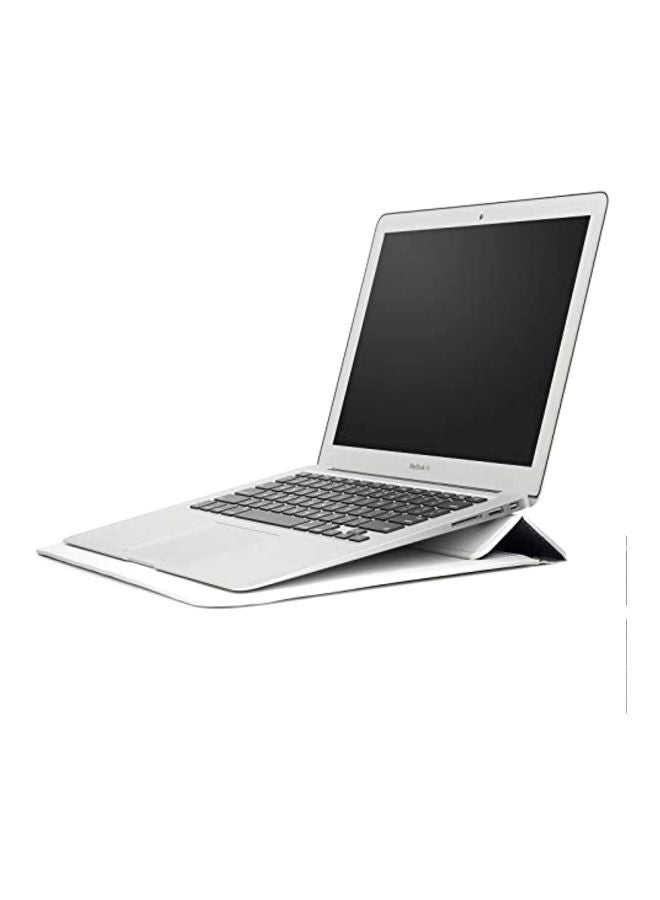 Protective leather Sleeve Cover For Apple Macbook Pro 13-13.3 Inch White - Image 4