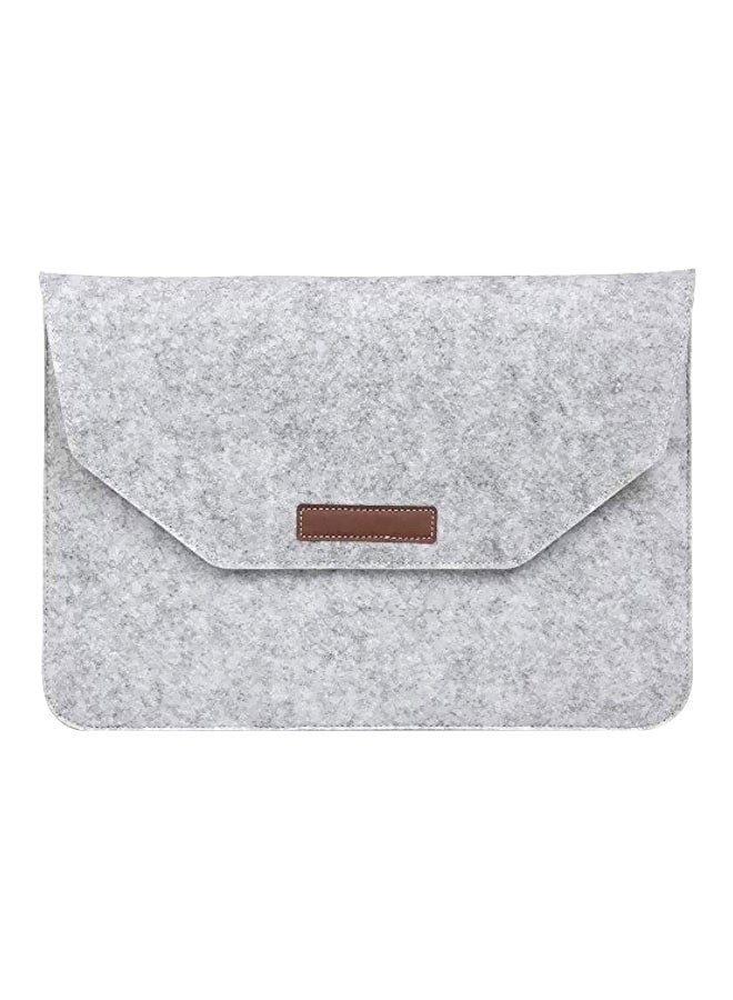 حقيبة واقية لجهاز أبل ماك بوك بشاشة رتينا مقاس 12 بوصة رمادي