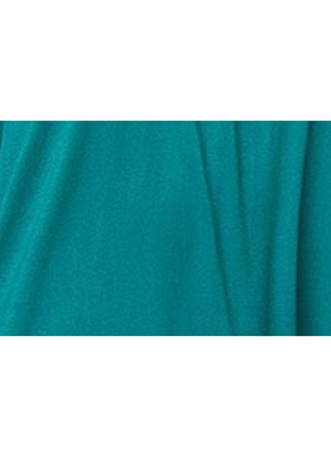 Solid Pattern Sleeveless Top Blue - Image 3