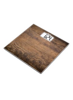 Beurer Wooden Pattern Digital Glass Weight Scale GS203 
