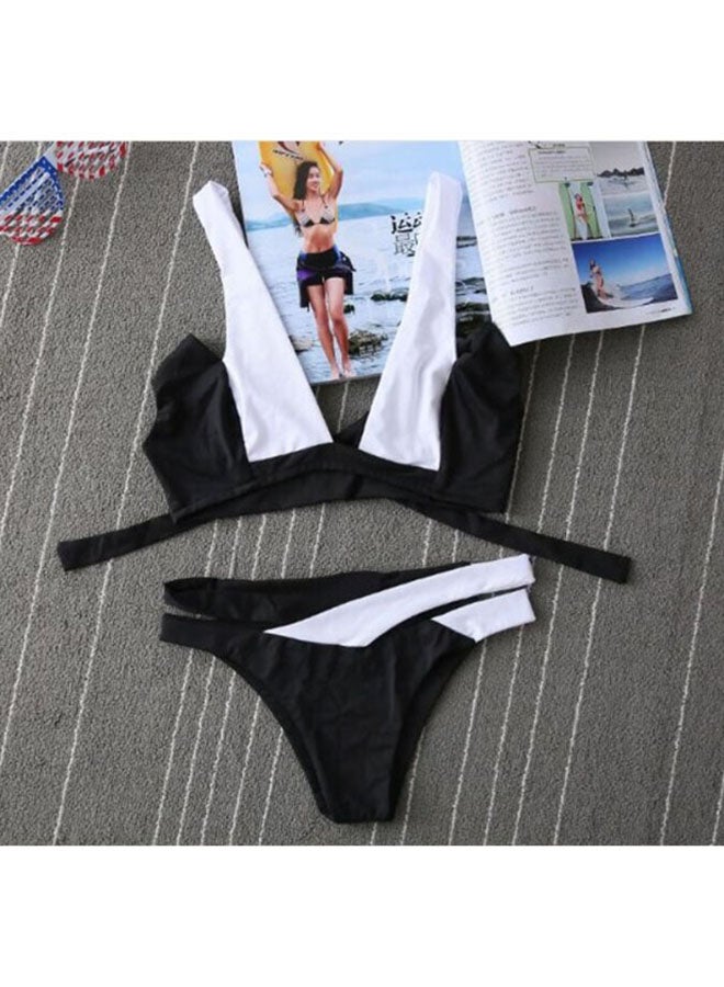 Generic - Criss Cross Bikini Set Multicolour - Image 1