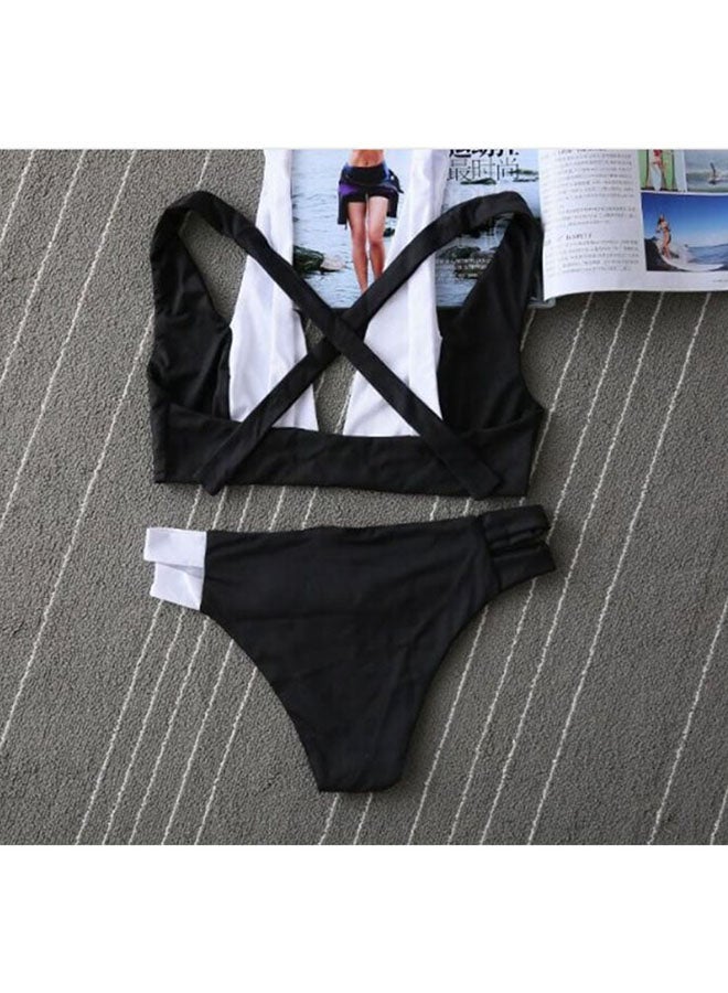 Generic - Criss Cross Bikini Set Multicolour - Image 1