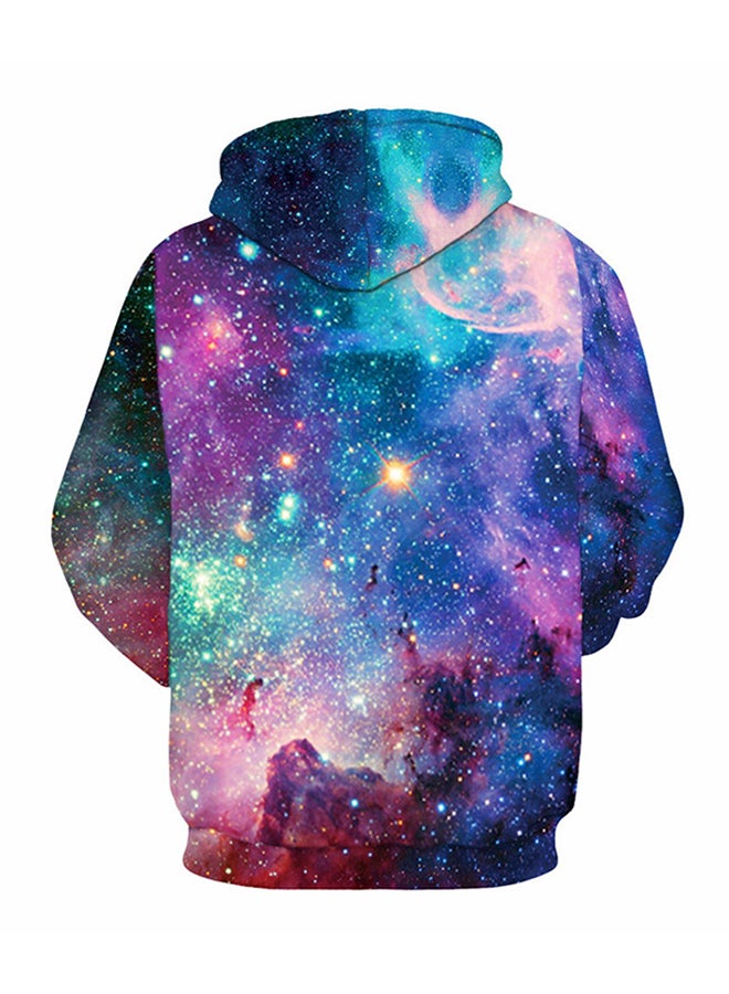 Star Pattern Hoodie Multicolour - Image 2
