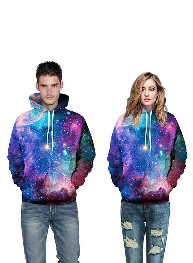 Star Pattern Hoodie Multicolour - Image 3