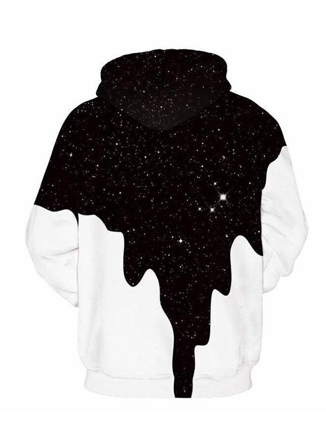 3D Print Hoodie Black/White - Image 2