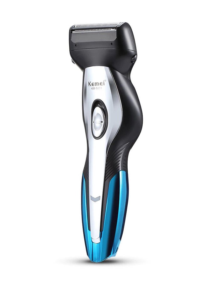 Kemei - KM-5031 11-In-1 Rechargeable High Performance Super Grooming Kit Black/Blue 14.5x3.9cm - Image 1