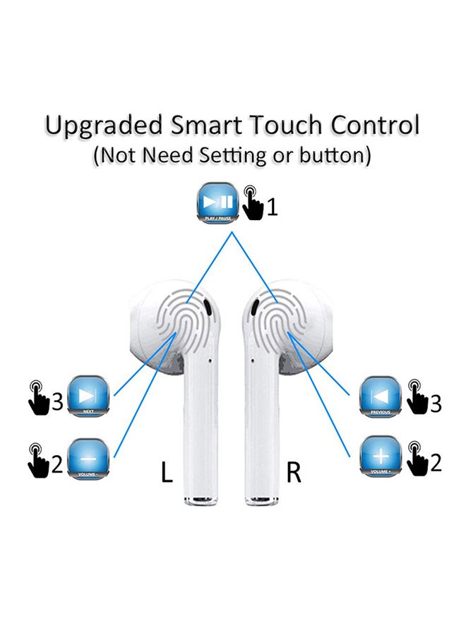 Bluetooth In-Ear Headset With Charging Box White - Image 2