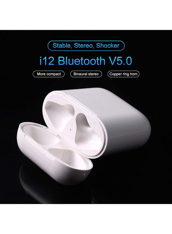Bluetooth In-Ear Headset With Charging Box White - Image 3