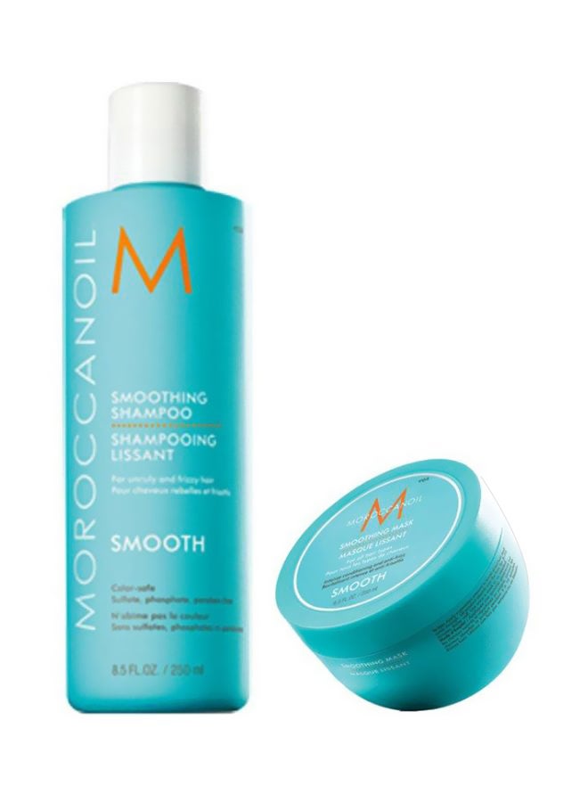 MOROCCANOIL - Smoothing Shampoo And Mask Combo 500ml - Image 1