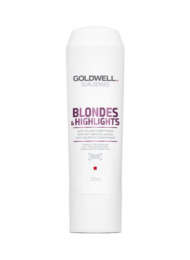 Goldwell Dualsenses Blonde And Highlights Anti-Yellow Conditioner 200ml 