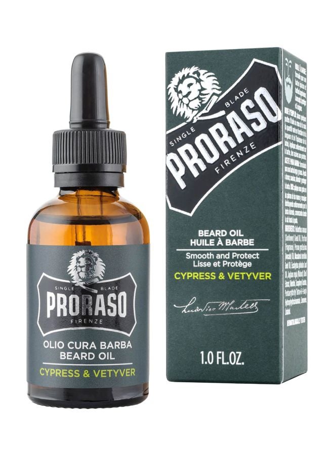 proraso Cypress And Vetyver Beard Oil 30ml