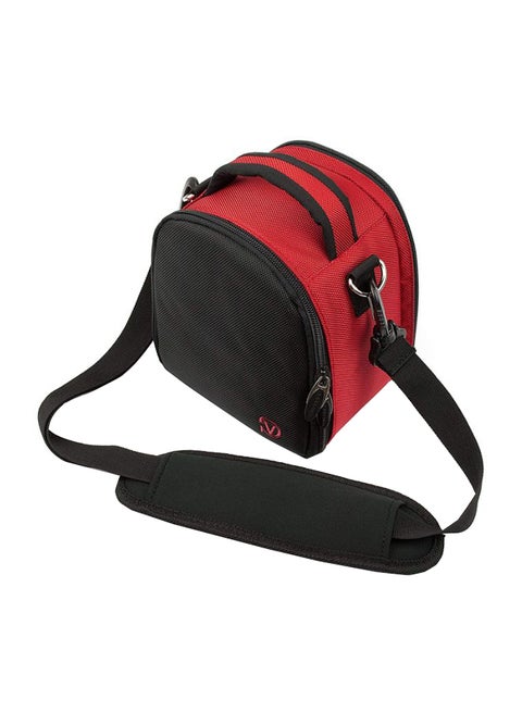 Camera Bag With Removable Shoulder Strap For Nikon Black/Red