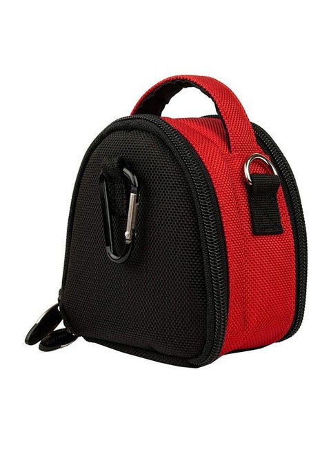 Laurel Handbag Case With Removable Shoulder Strap For Samsung Digital Camera Black/Red