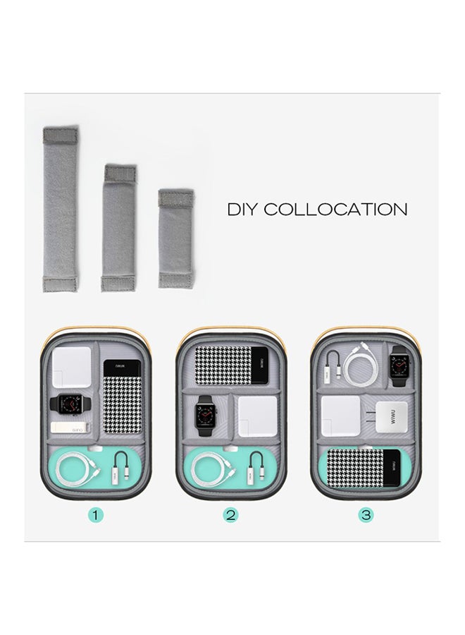 Canvas Portable Tech Case Grey