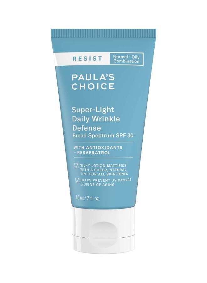 PAULA'S CHOICE - Super-Light Daily Wrinkle Defense SPF30 60ml - Image 1