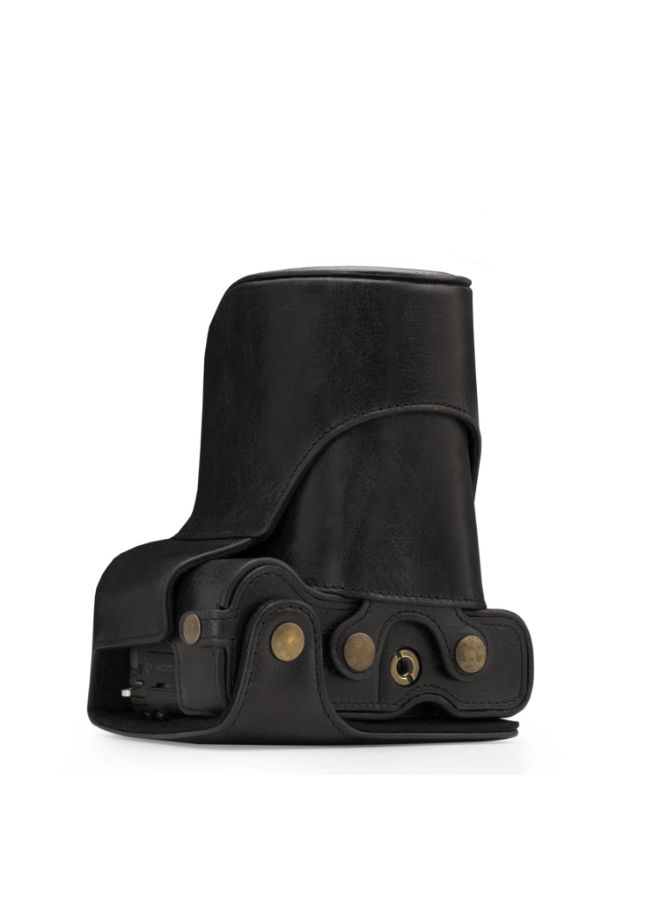 Protective Camera Case With Strap For Canon Black