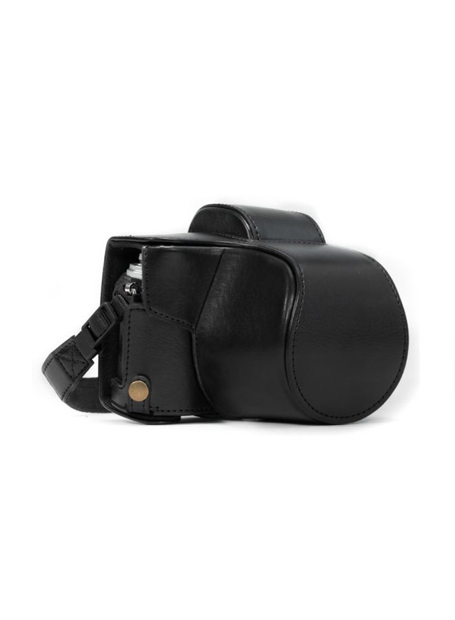 Protective Camera Case With Strap For Olympus Black