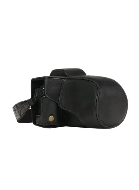 Protective Camera Case With Strap For Olympus Black
