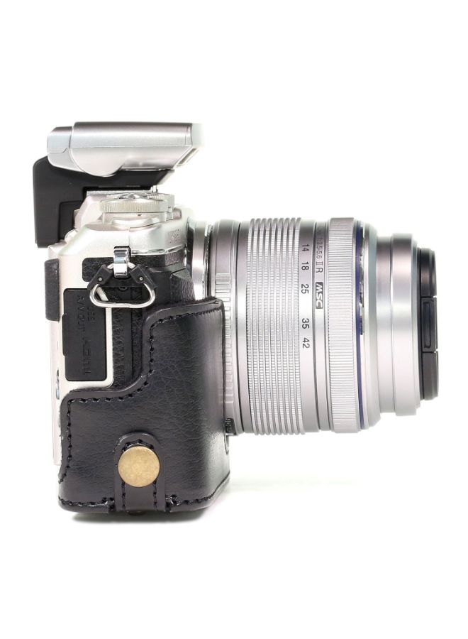 Protective Camera Case With Strap For Olympus Black