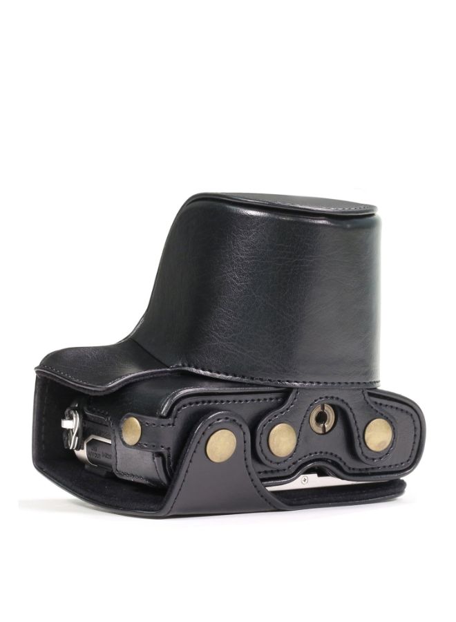 Protective Camera Case With Strap For Olympus Black