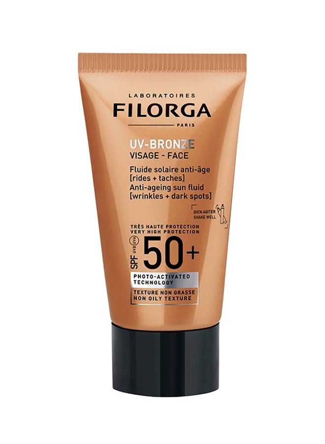 كريم تسمير الوجه واقي من الأشعة فوق البنفسجية بعامل حماية من الشمس SPF50+ 40ملليلتر