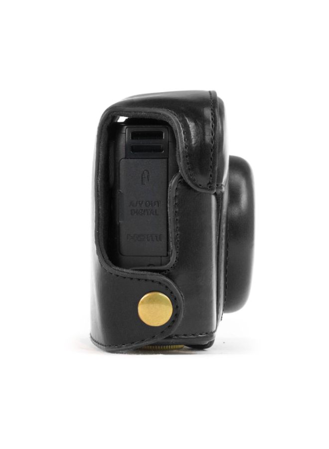 Protective Camera Case With Strap For Canon PowerShot G15 Black
