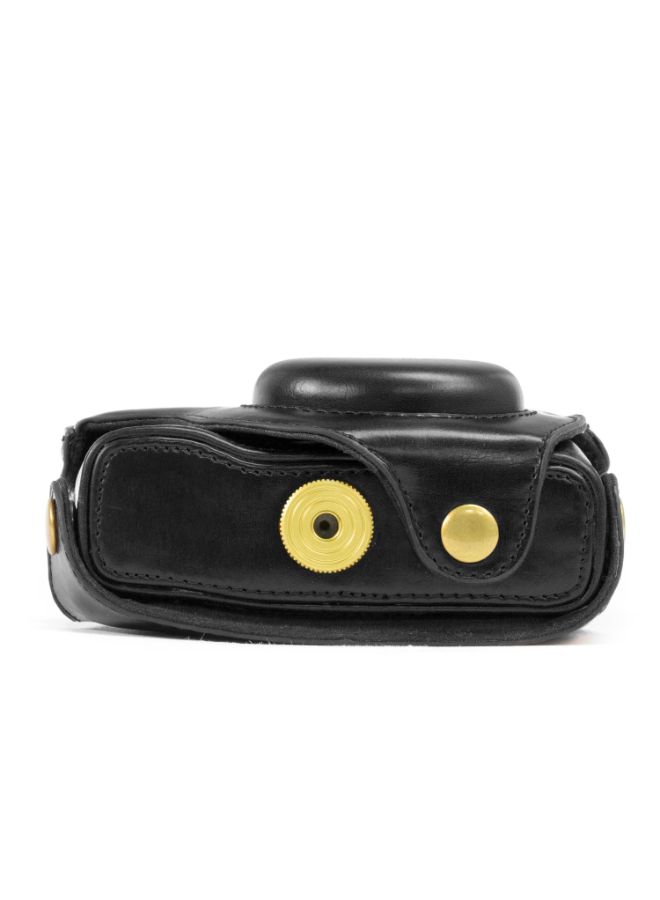 Protective Camera Case With Strap For Canon PowerShot G15 Black