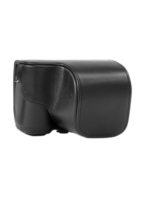 Protective Camera Case With Strap For Sony Alpha a5000/ a5100 Black