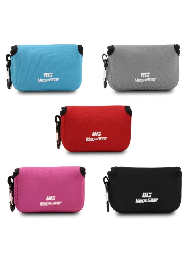 Protective Camera Case With Carabiner For Leica C Typ 112 Blue