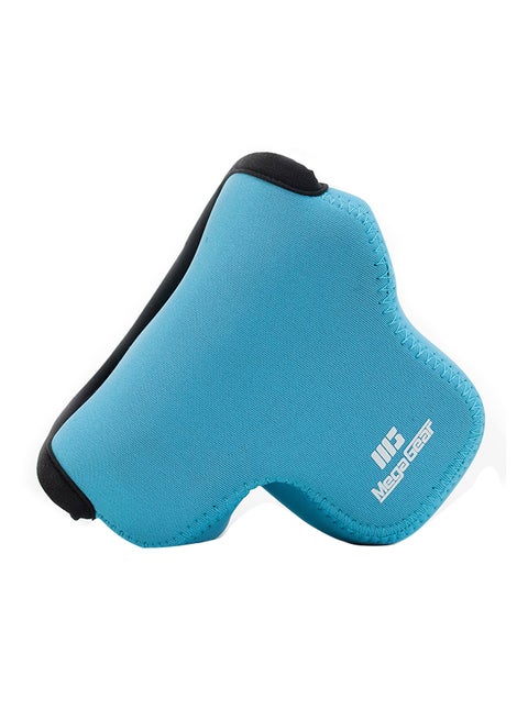 Protective Camera Case With Carabiner Blue