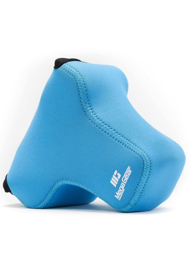Protective Camera Case With Carabiner Blue